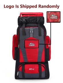 80升多功能徒步背包，大容量旅行包，轻便透气单肩包，多口袋徒步包，干湿分离行李袋，独立鞋仓露营包，时尚滑雪包，适合旅行、度假、徒步、滑雪，具有减震功能，适合远足、露营、户外运动，是节日礼物和生日礼物的理想之选。 - 彩色 - 查看 12