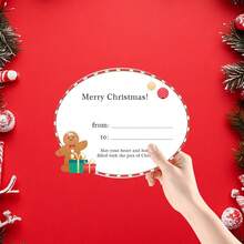 Custom Cardboard, Custom Postcards, Custom Christmas Cards, Custom Greeting Cards, Custom Gift Box Labels, Custom Tags, Custom Wine Labels, Custom Gift Tags, Custom Item Classification Labels, Custom Gift Tags, Party, Birthday, Gathering, Back To School, Independence Day, Beach Party - Christmas Card Paper - View 7