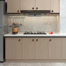 实木抽屉把手 实木厨房圆形把手 橱柜家具拉手 梳妆台衣柜橱柜抽屉把手 拉手 - 櫸木胡桃木 - 查看 3