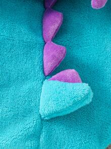 Autumn/Winter Cute Monster Baby Girl Bodysuit + Sock Set, Toddler Cartoon