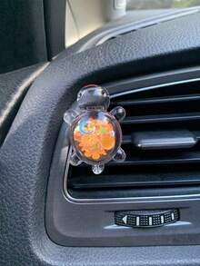 Cute Turtle Car Air Vent Fragrance Holder, Creative Car Interior Decor - Laser Turtle Air Outlet - View 10