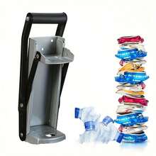 1 件装手动易拉罐压罐器 - 带杠杆的压缩式开罐器，节省空间，保持卫生健康，适用于厨房、酒吧、车库等场所。 - 适用于啤酒、汽水和饮料罐。 - 压罐器设计时尚，结构坚固，使用简单，采用耐用金属材质，并配有互动配件，适合车库整理，省力实用，是家庭和餐饮业的必备工具。 - 彩色 - 查看 3