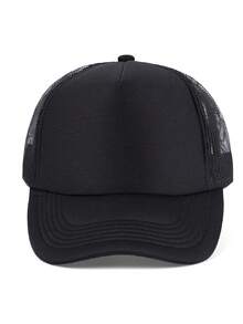 1 Pc, Unisex Custom Foam Trucker Hat With Embroidery, Personalized Foam Hat, Unisex Foam Trucker Hat, Custom Caps, Custom Hats, Trucker Hats, Dawg, Vintage, Casual, Unisex, Hipster, Old Money, Stylish, Cute, Custom, Personalized, Unique, Customized, Ideal Gifts For Him, Ideal Gifts For Her, Boyfriend, Girlfriend, Family, Friends, Grandparents, Her, Summer - Multicolor - View 14