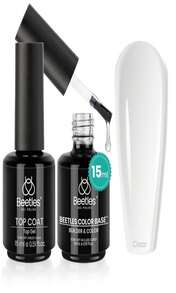 Beetles 15ml Gel Nail Glue 9 In 1 For Acrylic Nails Tips And Clear Press On Nails, Long Lasting Extension Glue, Base Coat, Blooming Art Gel, Fall Halloween Nails, U V Light Cured - ColorM - 查看 1
