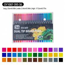 Dual-Headed Marker Pens, Watercolor Pens, Art Specialty Outline Pens Set, Sketching, Coloring, Christmas/Halloween/Easter Gift,Markers,Colouring Pens,Markers For Coloring,Back To School