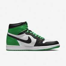 Nike Men's Jordan Air Jordan 1 Retro High OG 'Lucky Green' 100% ORIGINAL PRODUCT - Xanh lá cây và Đen và Trắng - Xem 11
