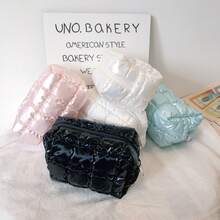 1pc Cute Makeup Bag Diamond Grid Square Waterproof Clear Cosmetic Bag Fashionable Clutch Pouch Wallet Small Items Storage Bag For Key, Earphone, Coin, Lipstick, Lip Oil, Card, Girls'Accessories College Vacation Cruise Summer Holiday Essentials Organizer Bag With Zipper Women's Makeup Storage Bag Make Up Bag Makeup Pouch Toiletry Bag Wash Bag Travel Essential Cruise Essentials Vacation Essentials For Men Women