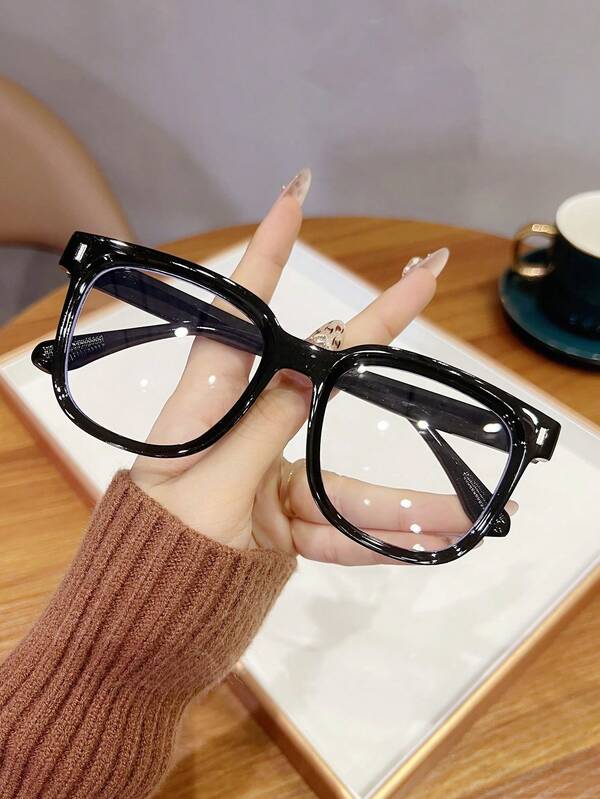 1 pezzo Occhiali da donna alla moda con montatura poligonale personalizzata, adatti per spiaggia, attività all'aperto, fotografia