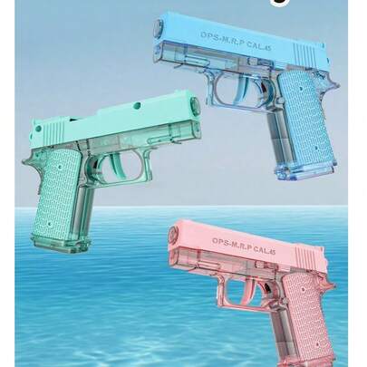 1911 Water Gun, Summer Outdoor Water Squirt Gun, Amusement Park Water Gun Toy, Outdoor Beach And Water Park Toy Gun, Birthday Gift, Holiday Gift (All Products Require Manual Operation To Achieve The Same Effect As The Detailed Page, Manual Measurement May Have Size Errors, And The Scratches On The Product Are Caused During Logistics, Which Do Not Affect Its Use)