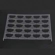 Focket 25 cajón Organizador para cápsulas de café cajón Organizador de Cristal de 12,6 x 9,8 Pulgadas para cápsulas cómoda Bandeja de Almacenamiento para - 1 - Ver 7