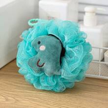 1pc Cute Fruit Shaped Bath Sponge For Kids, Soft & Skin-Friendly Baby Bathing Loofah With Ribbon - Multicolor - View 20
