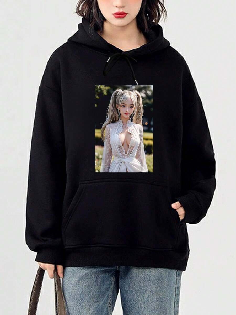 Women Sweatshirts - Black - View 1