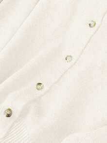 Áo khoác len nữ EAVA kiểu retro, dáng rộng thoải mái, thích hợp cho mùa thu đông, phong cách đường phố, phong cách quý tộc cổ điển. - trắng - Xem 8