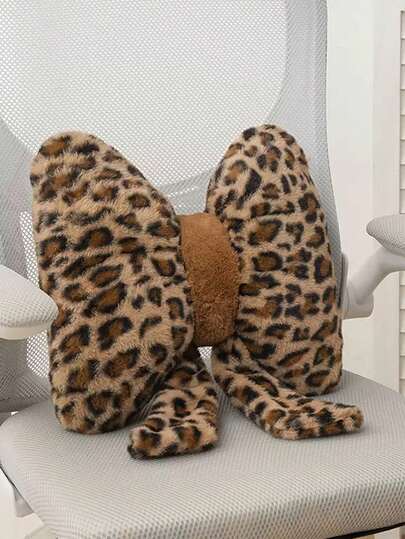 New Bow Throw Pillows, Flower-Shaped Pillow Cushions, Bed And Sofa Decorations, Leopard Print Throw Pillows, Soft And Cute Bow Pillow Cushions, Carpet Seat Cushions, Sofa Chair Cushions Suitable For All Seasons, Back-To-School Season Supplies, Home And Dormitory Decoration Pillows, Multiple Colors To Choose From. The Best Gift For Friends And Family