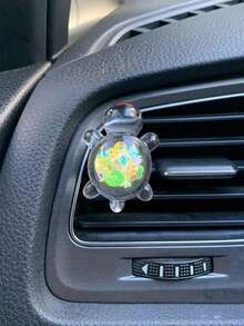 Cute Turtle Car Air Vent Fragrance Holder, Creative Car Interior Decor - Laser Turtle Air Outlet - View 20
