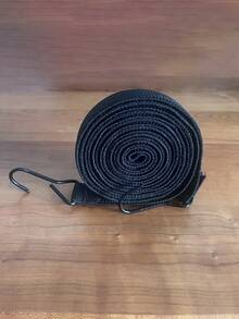 300cm Elastic Rope Strap, Suitable For Motorcycle, Tricycle, Bicycle, Bundling Use - Black - View 2