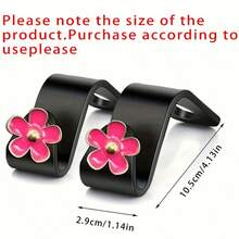 2pcs Chrysanthemum Hooks For Car Seats, Hooks For Car Rear Seat Storage And Organization, Practical Products For Car Parts Storage, Hooks
