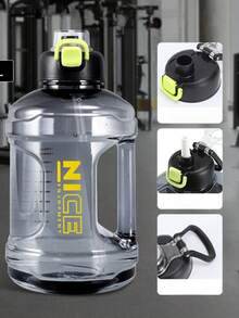 Sports Drinking Bottle, Portable Large Capacity Water Bottle, Hydration Bottle, Stylish Bottle, Leak Proof Water Bottles For Outdoor Sports, Exercise, Fitness, Cycling, Camping, Summer Essentials, Straw Portable Leakproof  Free Bottle