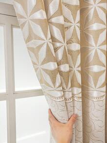 1pc Linen Modern Linen Gauze Curtain - Japanese Linen Style, Rod Pocket Design, Suitable For Living Room And Bedroom - Sheer And Light Filtering Curtain, Living Room Curtain, Bedroom Curtain (180g Fabric Weight) - Multicolor - View 10