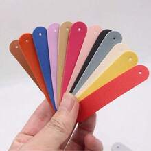 Naszywki ze skóry PU do samodzielnego wykonania odzieży, łatki do naprawy jeansów, naszywki skórzane, naszywki ze skóry syntetycznej z tłoczonym wzorem dla zwierząt, toreb, czapek, nity z logo grawerowane laserowo na metkach odzieżowych - Ręcznie robiona skórzana etykieta - Zobacz 3