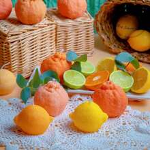 Lemon & Orange Silicone Molds - 3D Fruit Candle, Soap & Resin Moulds For DIY Crafts And Home Decor