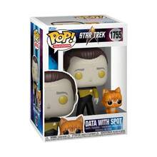 Funko Pop! Star Trek Voyager: Data With Spot  #1755 - 彩色 - 查看 3