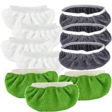 Paños de microfibra universales para limpiador de vapor de mano, almohadillas para mopa de vapor lavables, accesorios para limpiador de vapor, accesorios para vaporizador