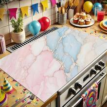 Stove Protector Mat, Utensil Drying Mat, Non-Slip & Scratch-Resistant Washable Fabric, Suitable For Gas Stove, Induction Cooktop, Washing Machine, Dryer, Glass Tabletop, Durable Kitchen Appliance Cover, Artistic Tableware Accessory, Stove Side Guard - Multicolor - View 1