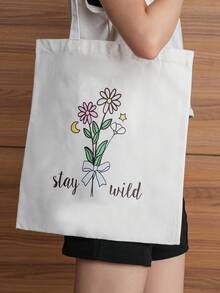 1 قطعة، حقيبة كنفاس كبيرة الحجم وثقيلة الوزن - حقيبة تسوق قابلة لإعادة الاستخدام مقاومة للماء للشاطئ والسوق والنزهة والسفر، حقيبة كتف كنفاس، حقيبة يد مطبوع عليها حرف، حقيبة كاجوال كبيرة السعة قابلة لإعادة الاستخدام، بسيطة وشاملة كلاسيكية