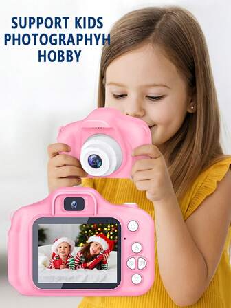 Kid Action Camera Toddler Video Recorder Kid Camcorder, Toy Camera, Rechargeable Toy Camera For Girls Birthday Birthday Christmas New Year Gift