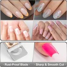 Kìm cắt móng tay từ tính, thích hợp cho móng acrylic, dụng cụ cắt móng giả, lưỡi sắc bén, dùng cho tiệm nail và làm móng tại nhà, kìm cắt móng tay từ tính có thể điều chỉnh, thích hợp cho móng acrylic - Màu hồng, tím, dụng cụ làm móng, đồ dùng chăm sóc móng, dành cho kỹ thuật viên làm móng, quà tặng cho phụ nữ/bé gái. - Hồng - Xem 4