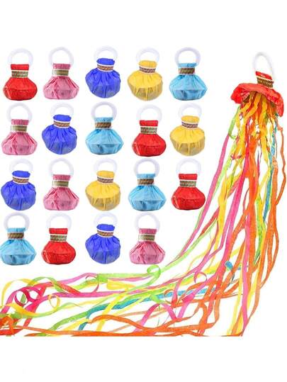 2/3/5/8 gói Streamer Poppers, Không gây bẩn Confetti Poppers, Tiệc tốt nghiệp Poppers, Dễ dàng làm sạch đồ chơi giấy ma thuật cầm tay, Lý tưởng cho lễ kỷ niệm, sự kiện, đính hôn, trang trí đám cưới (Nhiều màu sắc)