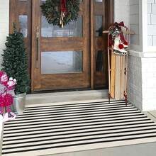 QE Fall Decord Rug 3x5 Indoor Outdoor Rugs Front Door Rugs Hand Woven Co  D Layered Doormats Front Porch/Kitchen//Entryway/Patiofall Decorations Home