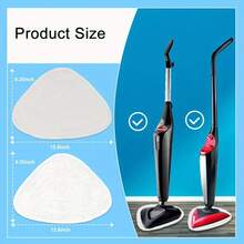 3pcs Compatible O-Cedar/ 100 Flat Mop Replacement Pads, Super Microfiber Triangle Cleaning Cloths, Suitable For O-Cedar/ 100 Electric Mops, Reusable For Hardwood, Tile, Linoleum Floor Mops, Easy To Install, Essential For Home Cleaning