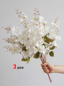 1 束 65 厘米人造水仙花木兰花，适用于花瓶家居客厅婚礼餐桌装饰中心装饰品浪漫主题、假植物、秋季装饰、房间、书桌、花园装饰、房间装饰用品、情人节、礼物