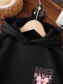 Toddler Girls' Butterfly Decor Warm Hoodie Sweatshirt