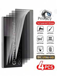 4 Pcs Privacy Tempered Glass Compatible With Samsung Galaxy Z Fold 7 6 5 4 3 Anti-Spy Screen Protector Compatible With Z Fold7 Fold6 Fold5 Fold4 Fold3 9H Protective Glass - 4 Pieces - View 11