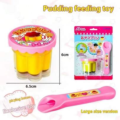 1 chiếc mô hình bánh pudding mini thực tế mới năm 2026, đồ chơi nhà hàng giả vờ, đạo cụ thức ăn thu nhỏ, trang trí bàn làm việc sáng tạo, rèn luyện kỹ năng thực hành, quà tặng cho bạn bè, gia đình, sinh nhật, ngày Valentine, đám cưới, năm mới.
