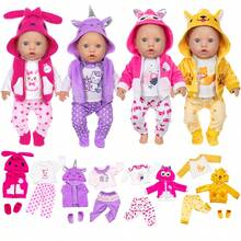 ZAPF Doll Clothes Animal Cartoon Cute Winter Series Doll Outfit Set For 16-18 Inch Dolls - Multicolor - View 1