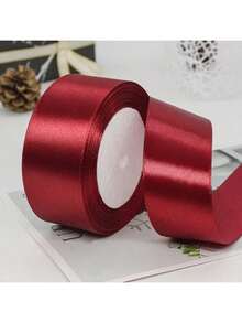 25 Yards Ribbon Floral Bouquet Decor Ribbon 4CM Gift Wrapping Ribbon Satin Ribbon Silk Ribbon Christmas Packaging Bow