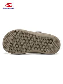 HOBIBEAR 1 pereche de pantofi sport pentru copii, pantofi desculți pentru băieți și fete, pentru mersul pe jos confortabil în aer liber, concepuți cu cârlig și buclă ușor de curățat pentru copiii care își murdăresc ușor pantofii - Gri - Vizualizare 6