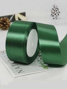 1pc Colorful Satin Ribbon, 4cm Pink Satin Ribbon, 22m Multifunction Rose Bow Satin Ribbon For Cake, Christmas Decoration, Lace Satin Ribbon For Flowers, Fabric Satin Ribbon For Holiday Decoration, Crafts And Gift Wrapping, Versatile Polyester Satin Ribbon For Creative Crafts, Sewing, Cake Decoration And Holiday Decoration - Multicolor - View 10