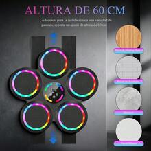 Maquina de Boxeo Musical, Music Boxing Machine con Modos y Volumen Ajustables, con Bluetooth, Apto para Adultos y Niños - Multicolor - Ver 11