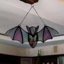Goth Car Accessories Women, Bat Car Hanging Accessories, Cute Rear View Mirror Decor, Black Bat Ornaments Charm Women Decorations (Bat 1) - Chuồn chuồn - Xem 3