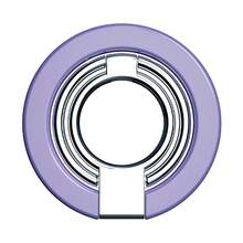 磁吸式三段简约设计，超轻超薄强吸力旋转360°墙贴，可折叠指环手机支架，合金材质，便携通用，桌面创意设计