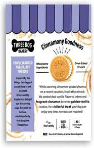 Three Dog Bakery Classic Cremes Baked Dog Treats, Golden With Peanut Butter Filling, 13 Oz,Brown,310077 - ColorF - View 2