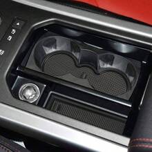 - 8 alfombrillas antipolvo para Range Rover Evoque Accessories 2012 - 2018, consola central de ajuste personalizado, insertos para portavasos de coche, revestimientos interiores para - Negro - - Ver 1