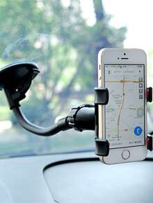 360°旋转车载手机支架，通用仪表盘安装式车载手机支架，GPS手机支架，汽车配件，车载手机支架 - 彩色 - 查看 5