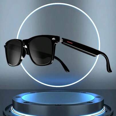 Gafas inteligentes, sonido envolvente estéreo de alta calidad, llamada por voz, emparejamiento Bluetooth rápido, gran capacidad de batería, larga duración de la batería, regalo de festival, mejor opción para regalar.
