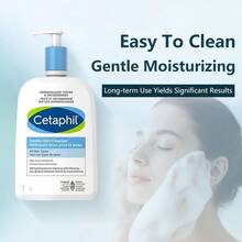 Cetaphil 溫和潔淨乳液 591ml，適用於所有膚質，臉部與身體清潔液，適用於正常至乾燥敏感肌，含菸鹼醯胺與甘油，不含皂類 - 591毫升 - 查看 3